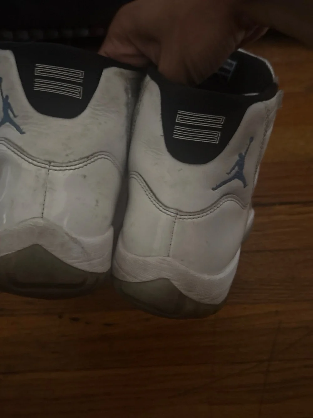 Jordan Men's White and Light Gray Sneakers